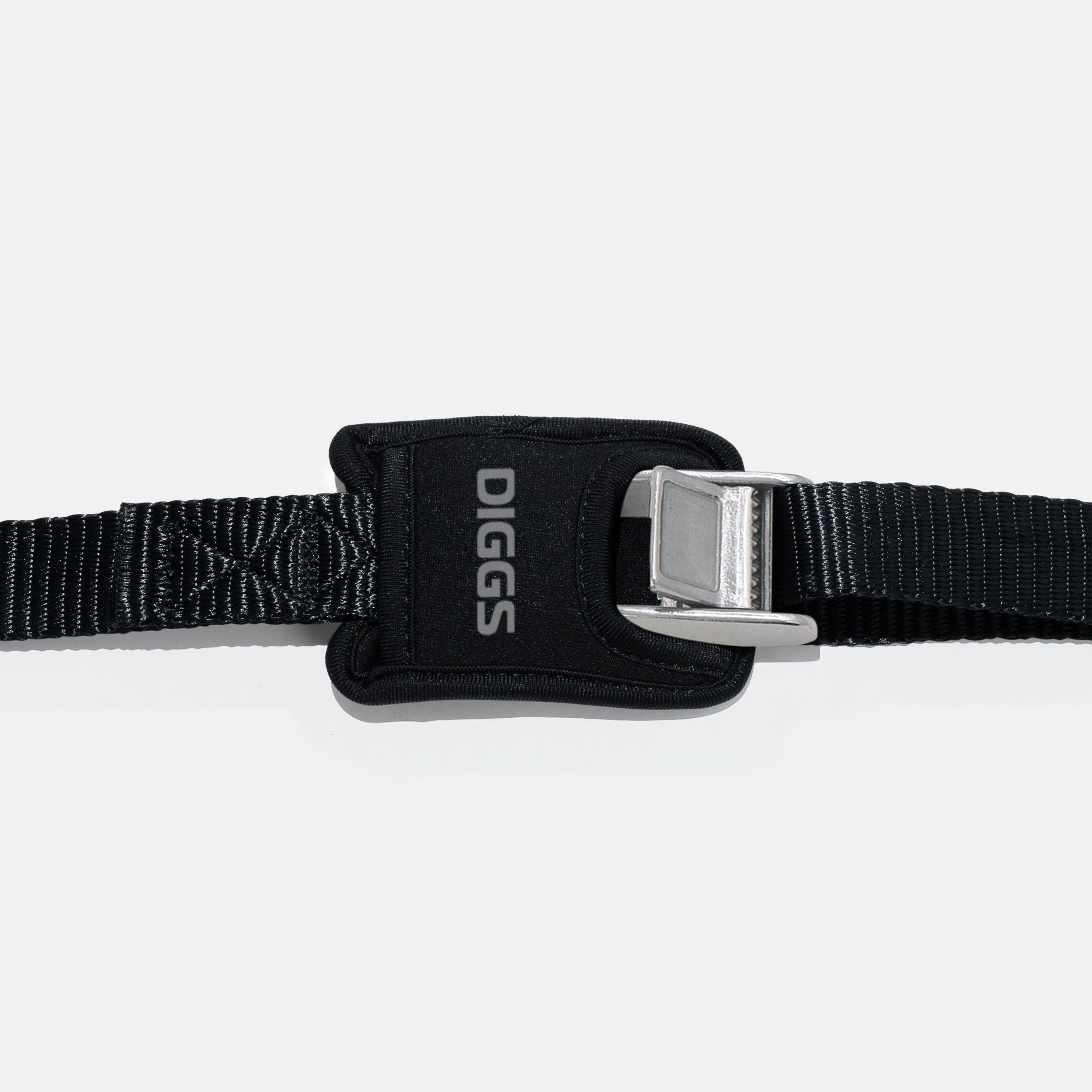a closeup of the Enventur tie-down buckle